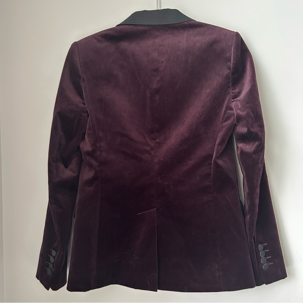 Judith & Charles Velvet Tuxedo Blazer - Picture 2 of 8